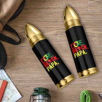 Dope Black Papa Bullet Tumbler Melanin King Fathers Day Gift