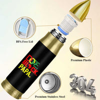 Dope Black Papa Bullet Tumbler Melanin King Fathers Day Gift