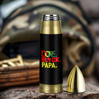 Dope Black Papa Bullet Tumbler Melanin King Fathers Day Gift