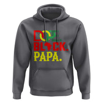 Dope Black Papa Hoodie Melanin King Fathers Day Gift