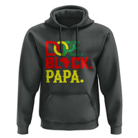 Dope Black Papa Hoodie Melanin King Fathers Day Gift