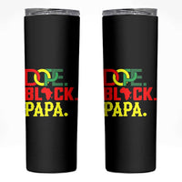 Dope Black Papa Skinny Tumbler Melanin King Fathers Day Gift