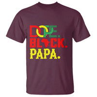 Dope Black Papa T Shirt Melanin King Fathers Day Gift