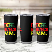 Dope Black Papa Tumbler Cup Melanin King Fathers Day Gift