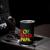 Dope Black Papa Tumbler Cup Melanin King Fathers Day Gift