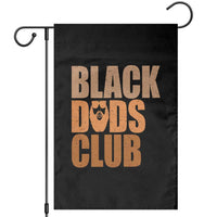 Black Dads Club Garden Flag African American Fathers Day Gift
