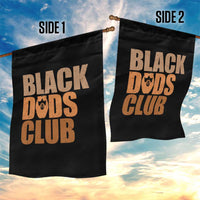 Black Dads Club Garden Flag African American Fathers Day Gift