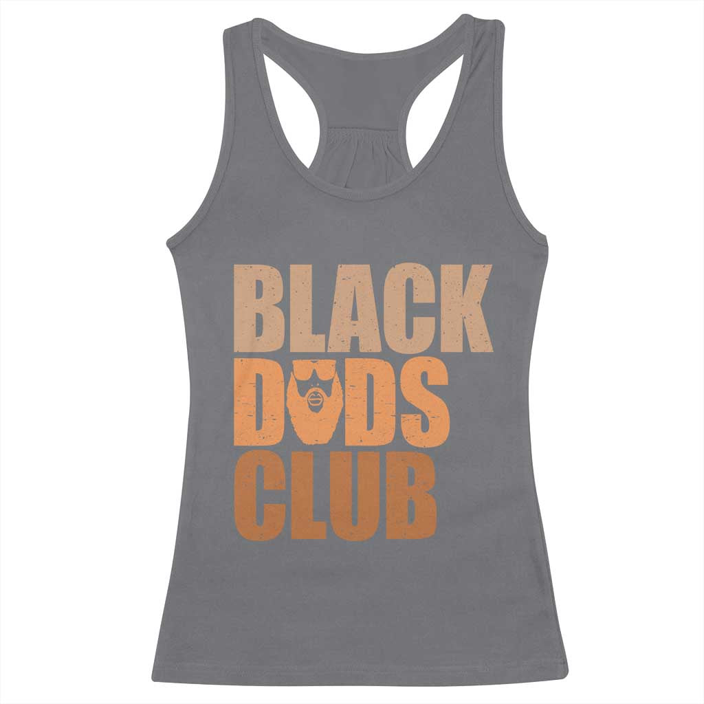 Black Dads Club Racerback Tank Top African American Fathers Day Gift