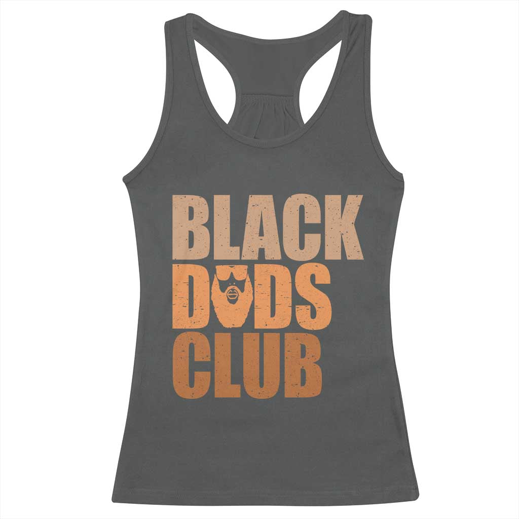 Black Dads Club Racerback Tank Top African American Fathers Day Gift