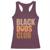 Black Dads Club Racerback Tank Top African American Fathers Day Gift