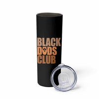 Black Dads Club Skinny Tumbler African American Fathers Day Gift