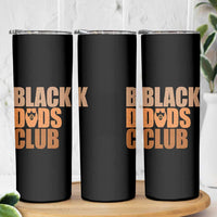 Black Dads Club Skinny Tumbler African American Fathers Day Gift