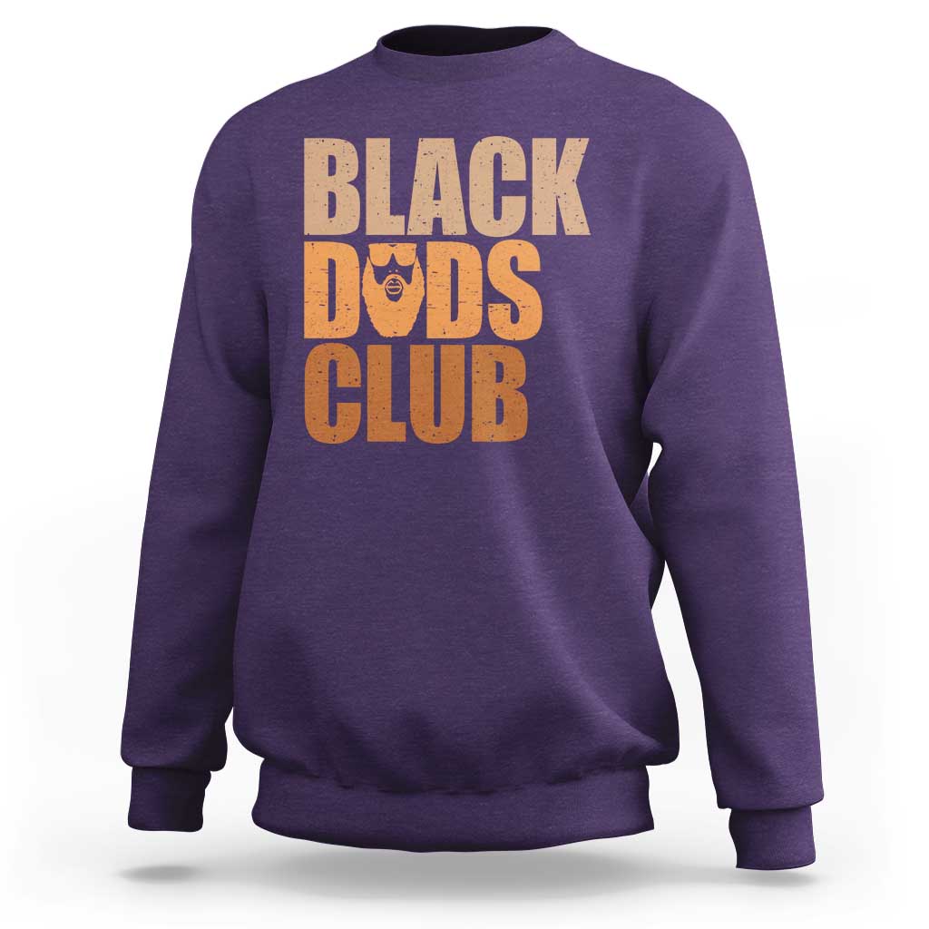 Black Dads Club Sweatshirt African American Fathers Day Gift