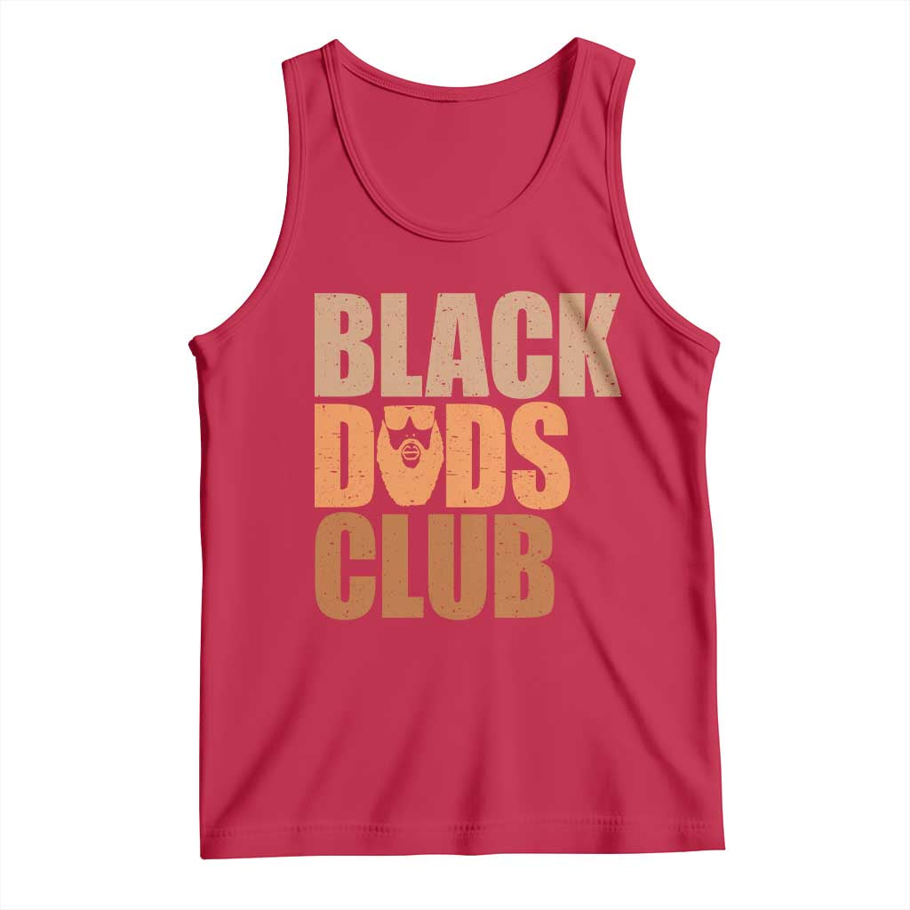 Black Dads Club Tank Top African American Fathers Day Gift