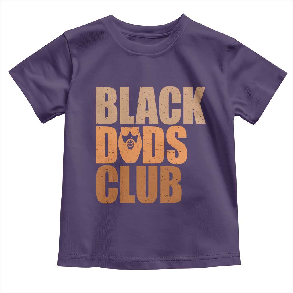 Black Dads Club Toddler T Shirt African American Fathers Day Gift