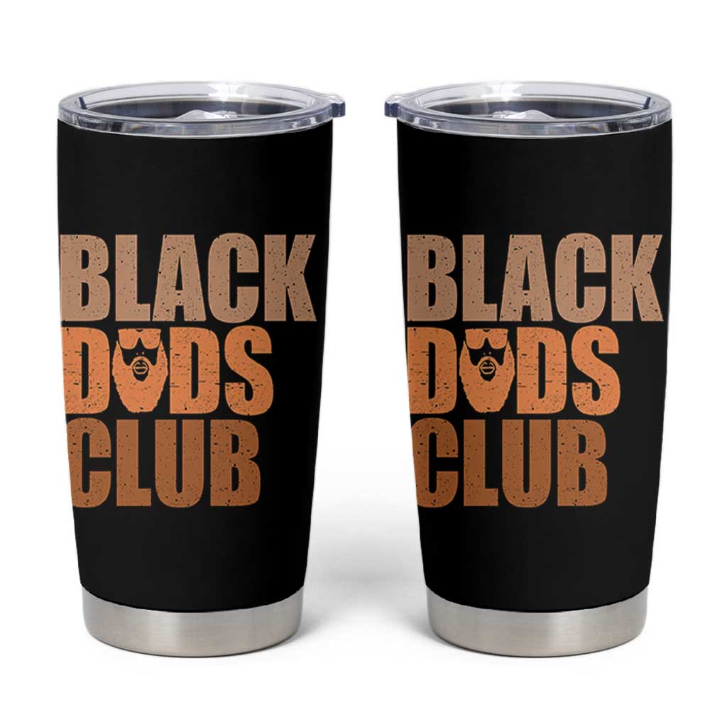 Black Dads Club Tumbler Cup African American Fathers Day Gift