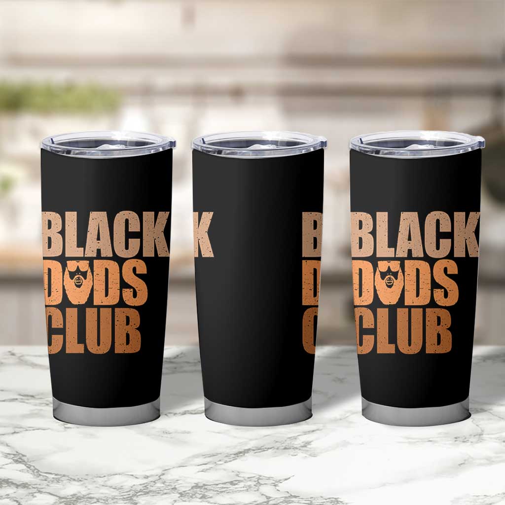 Black Dads Club Tumbler Cup African American Fathers Day Gift