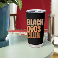 Black Dads Club Tumbler Cup African American Fathers Day Gift