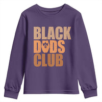 Black Dads Club Youth Sweatshirt African American Fathers Day Gift