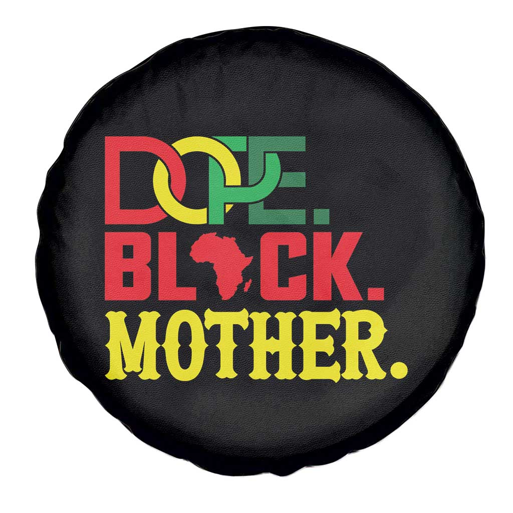 Proud African American Mom Gift Spare Tire Cover Dope Black Mother