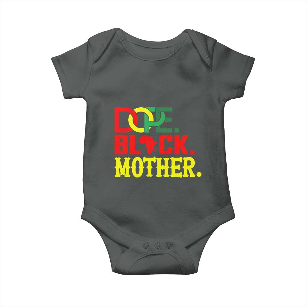Proud African American Mom Gift Baby Onesie Dope Black Mother