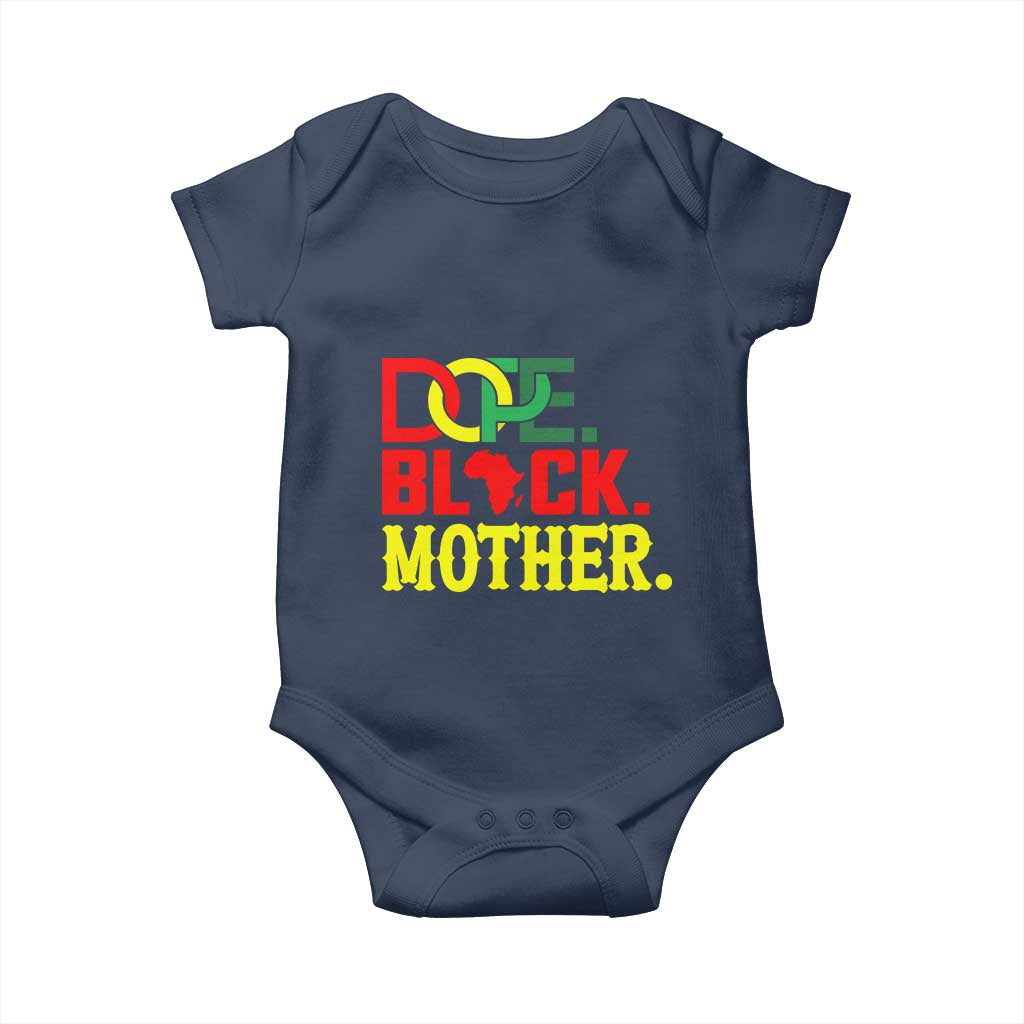 Proud African American Mom Gift Baby Onesie Dope Black Mother