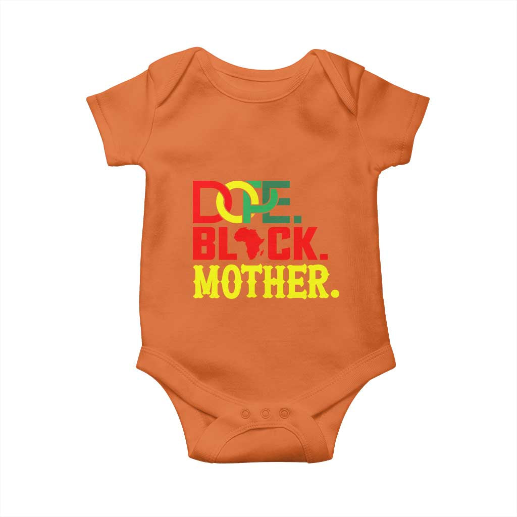 Proud African American Mom Gift Baby Onesie Dope Black Mother