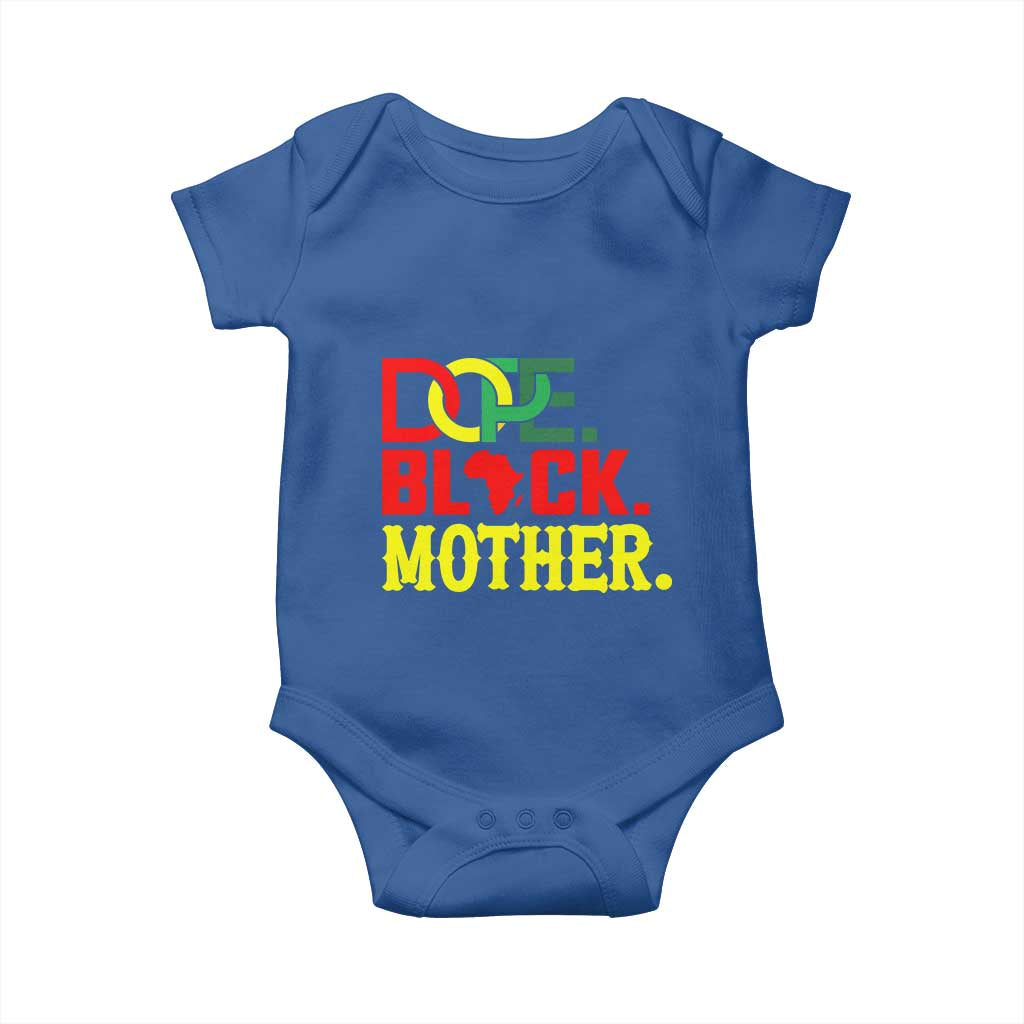 Proud African American Mom Gift Baby Onesie Dope Black Mother