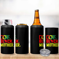 Proud African American Mom Gift 4 in 1 Can Cooler Tumbler Dope Black Mother