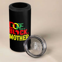 Proud African American Mom Gift 4 in 1 Can Cooler Tumbler Dope Black Mother