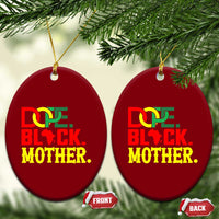 Proud African American Mom Gift Ceramic Ornament Dope Black Mother