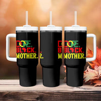 Proud African American Mom Gift Tumbler With Handle Dope Black Mother