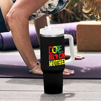 Proud African American Mom Gift Tumbler With Handle Dope Black Mother