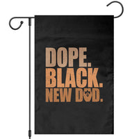 Proud Black New Dad Garden Flag African American Fathers Day Gift