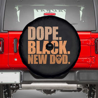 Proud Black New Dad Spare Tire Cover African American Fathers Day Gift