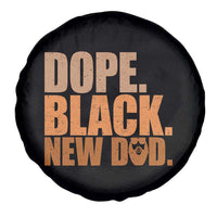 Proud Black New Dad Spare Tire Cover African American Fathers Day Gift