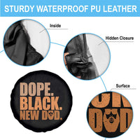 Proud Black New Dad Spare Tire Cover African American Fathers Day Gift