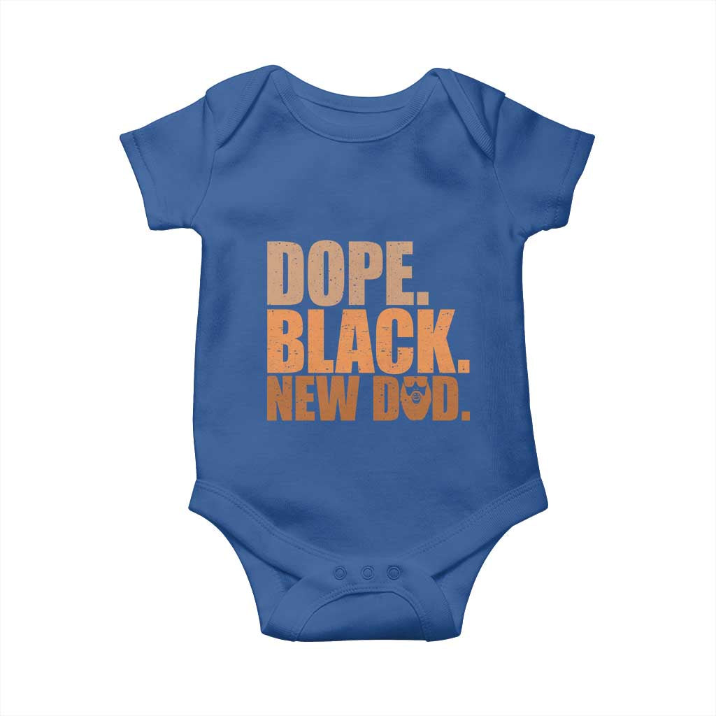 Proud Black New Dad Baby Onesie African American Fathers Day Gift