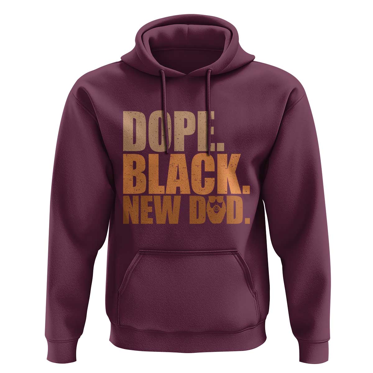 Proud Black New Dad Hoodie African American Fathers Day Gift