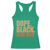 Proud Black New Dad Racerback Tank Top African American Fathers Day Gift