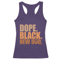 Proud Black New Dad Racerback Tank Top African American Fathers Day Gift