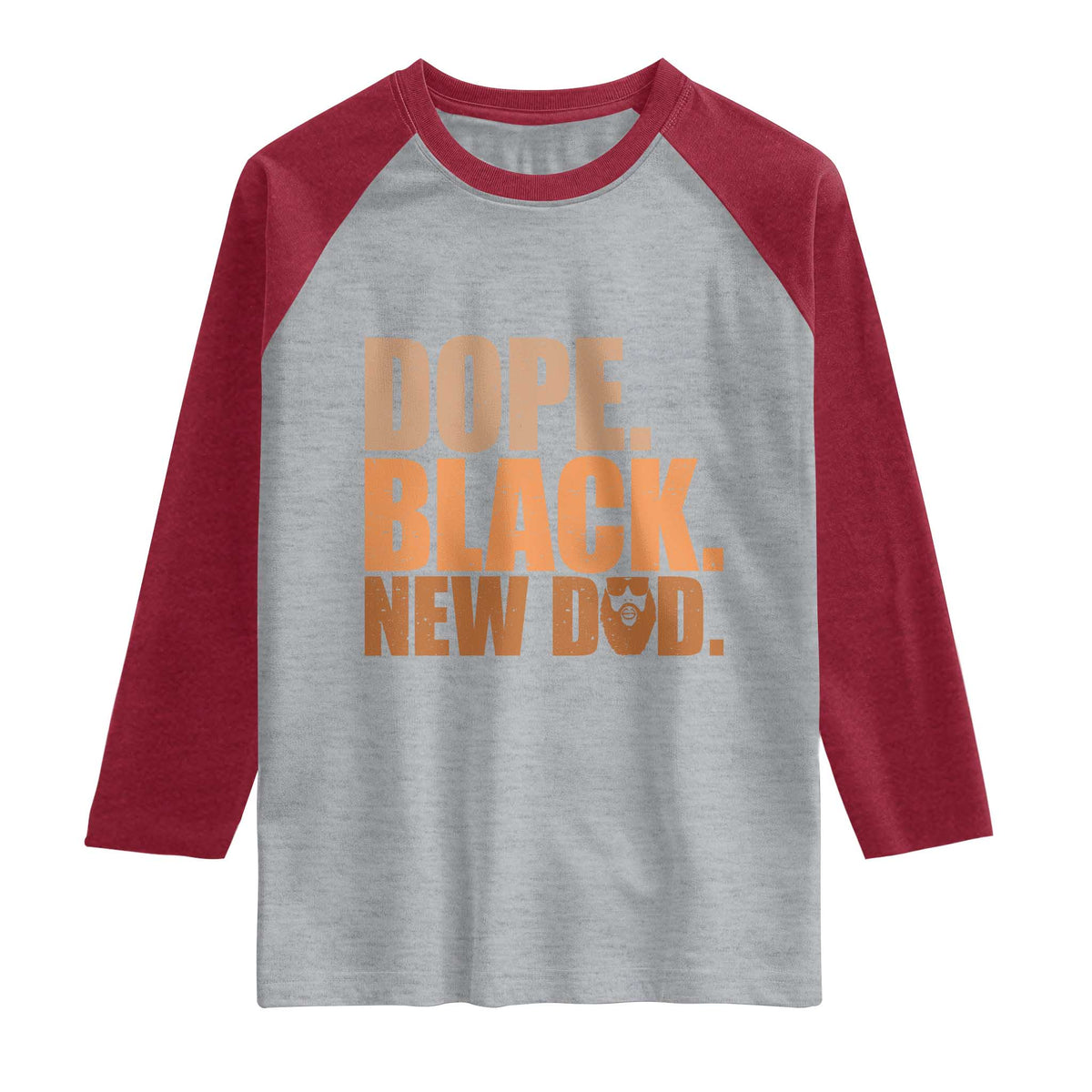 Proud Black New Dad Raglan Shirt African American Fathers Day Gift