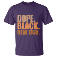 Proud Black New Dad T Shirt African American Fathers Day Gift