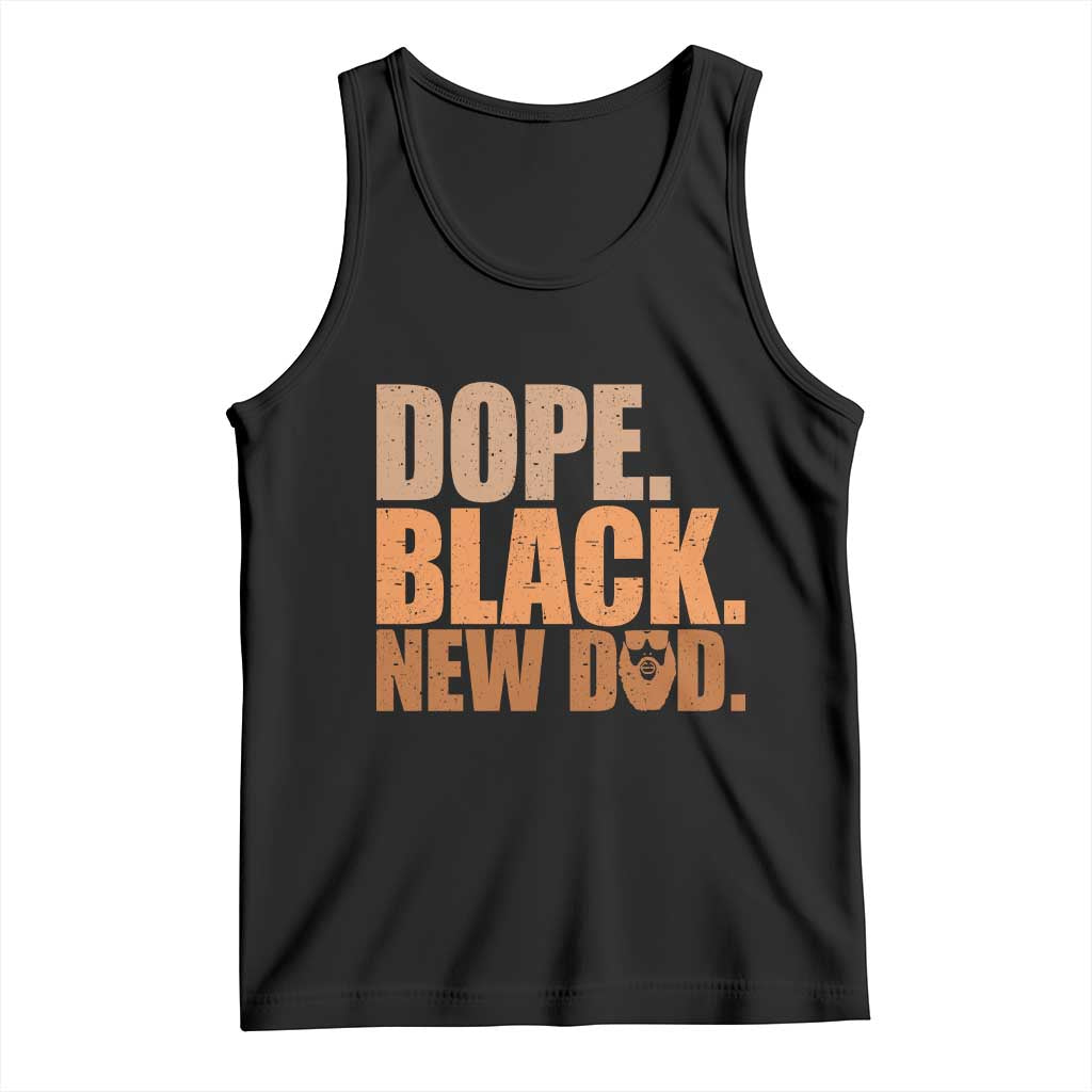Proud Black New Dad Tank Top African American Fathers Day Gift