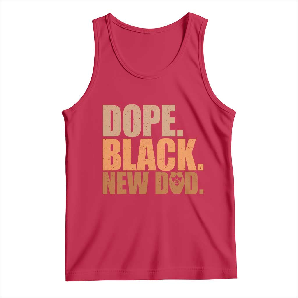Proud Black New Dad Tank Top African American Fathers Day Gift