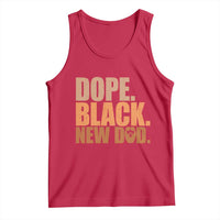 Proud Black New Dad Tank Top African American Fathers Day Gift