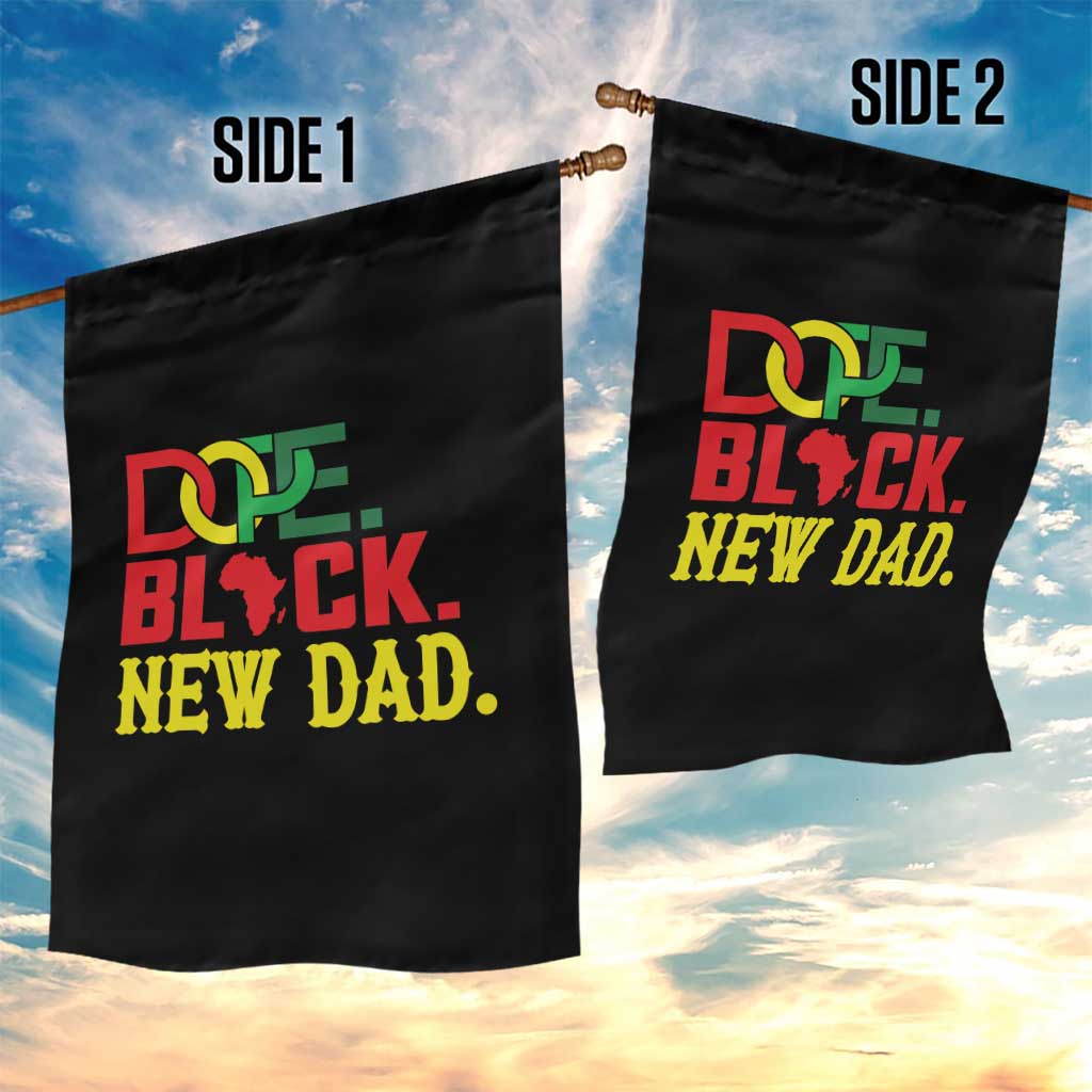 First Father's Day African American Dad Garden Flag New Dad Gift