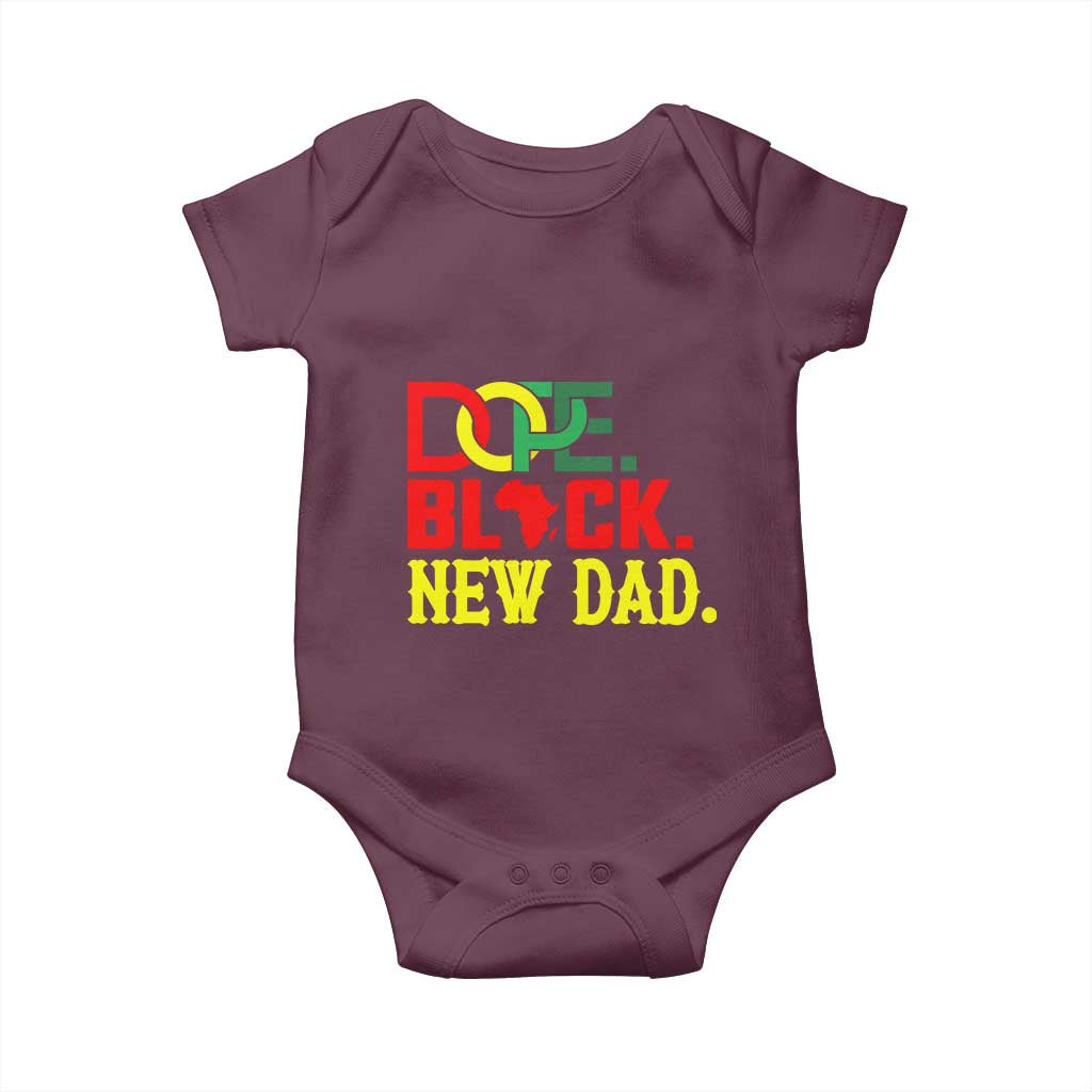 First Father's Day African American Dad Baby Onesie New Dad Gift