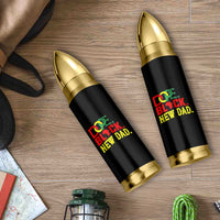 First Father's Day African American Dad Bullet Tumbler New Dad Gift