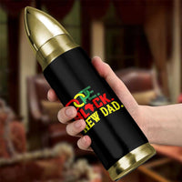 First Father's Day African American Dad Bullet Tumbler New Dad Gift